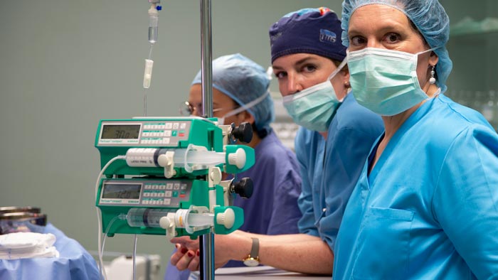 L'equipe infermieristica di sala operatoria
